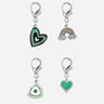 Charms Pack De 4 Charms Argent