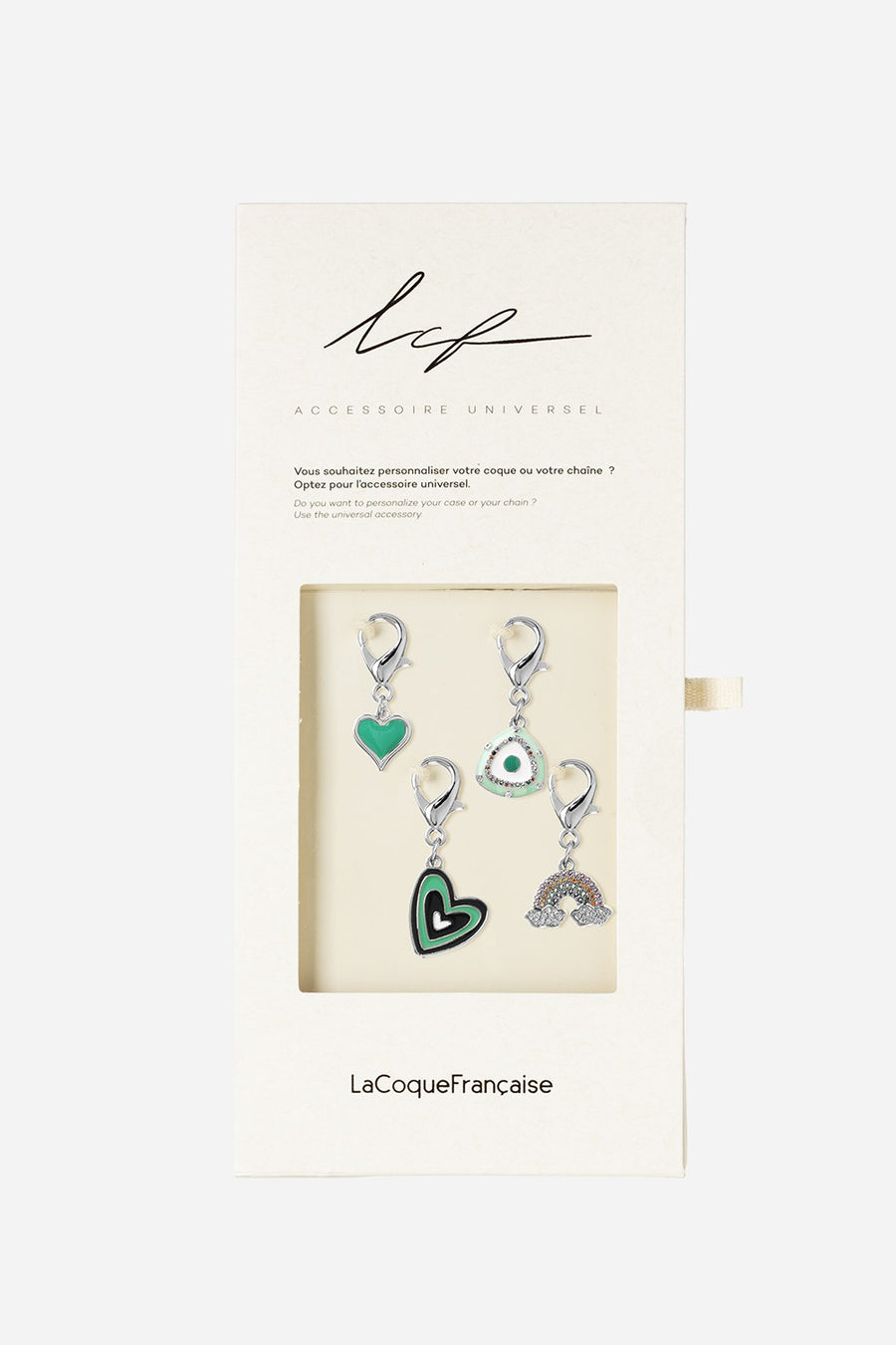 Charms Pack De 4 Charms Argent - 2