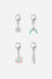 Charms Pack Of 4 Silver Charms