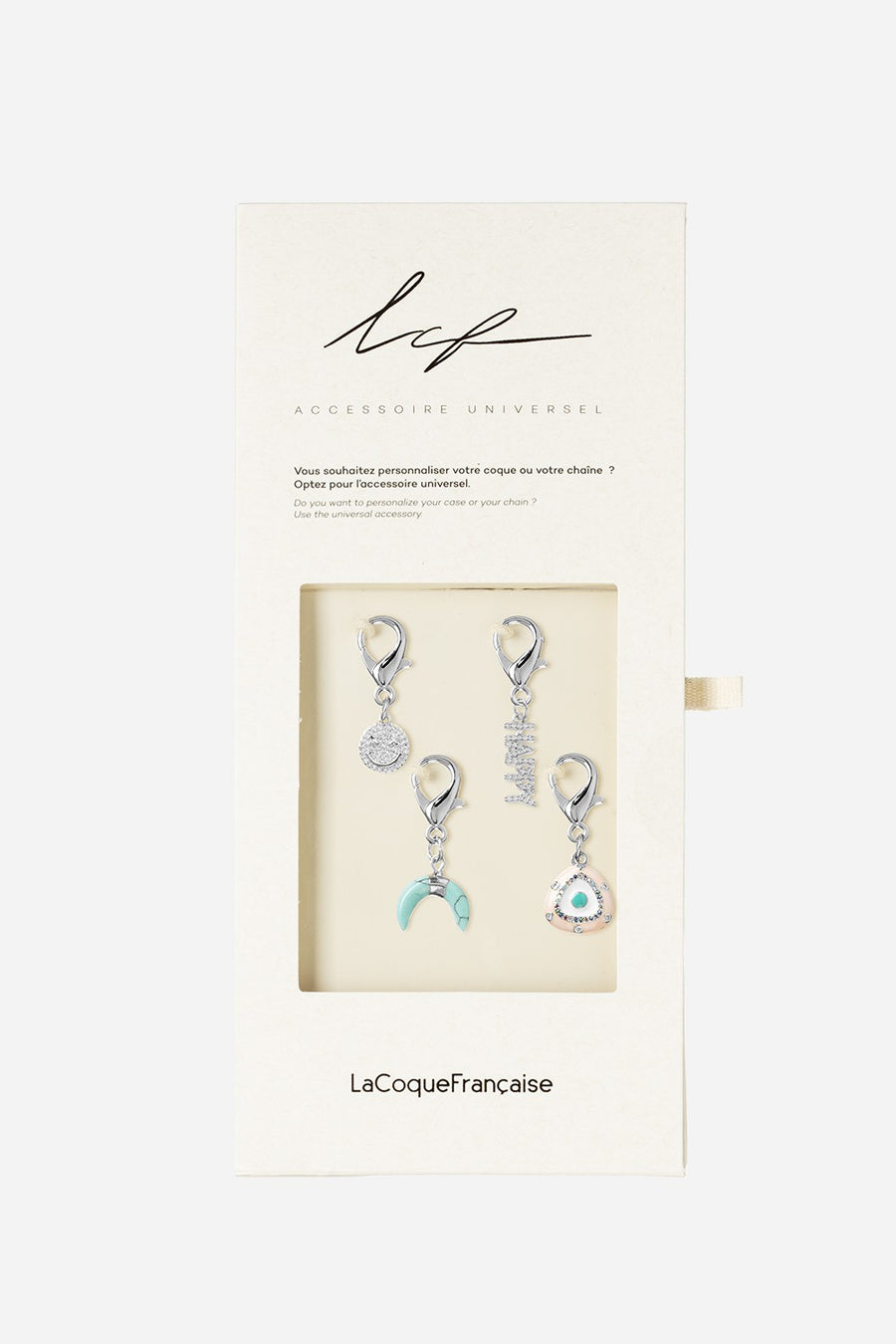 Charms Pack De 4 Charms Argent - 2