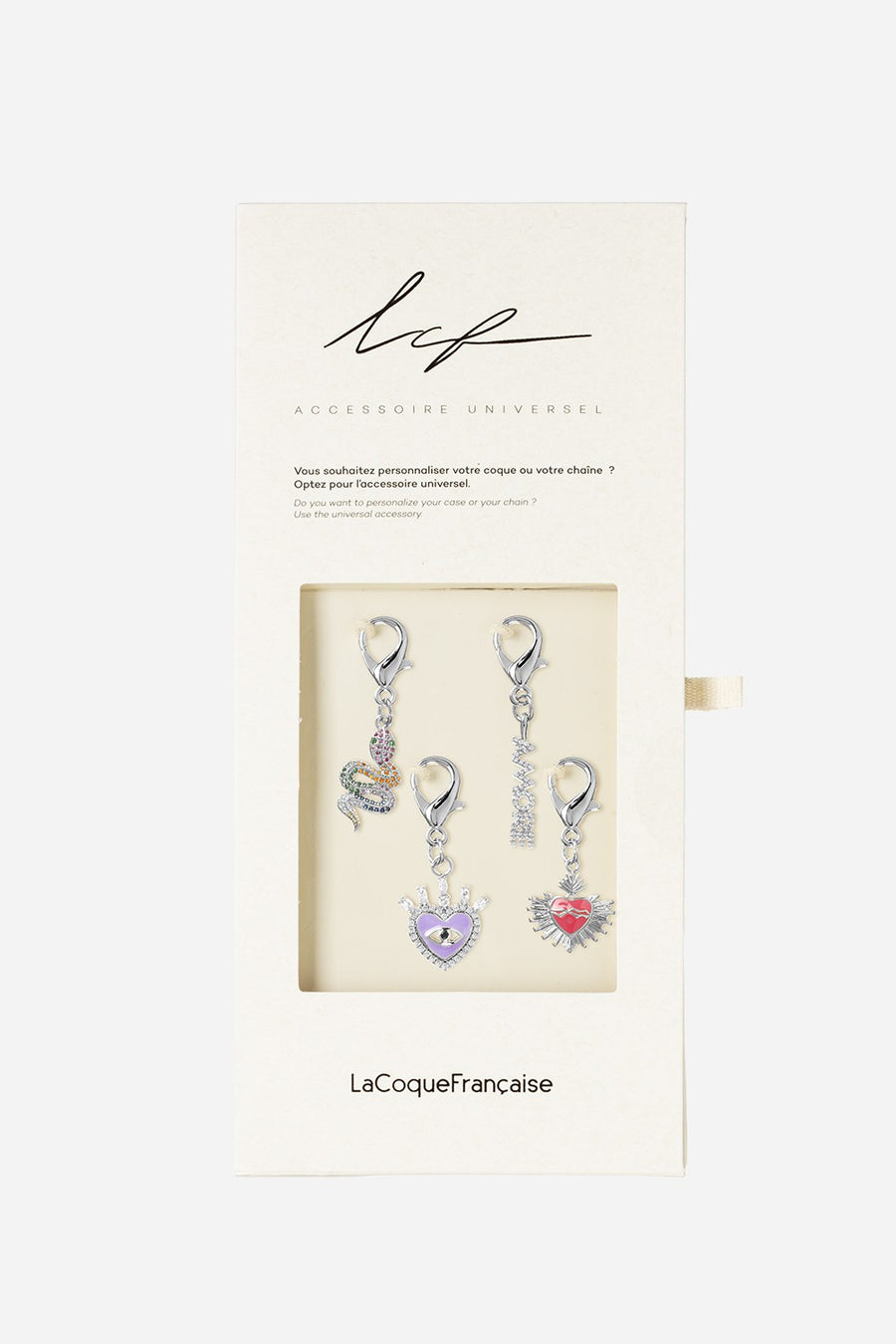 Charms Pack De 4 Charms Argent - 2