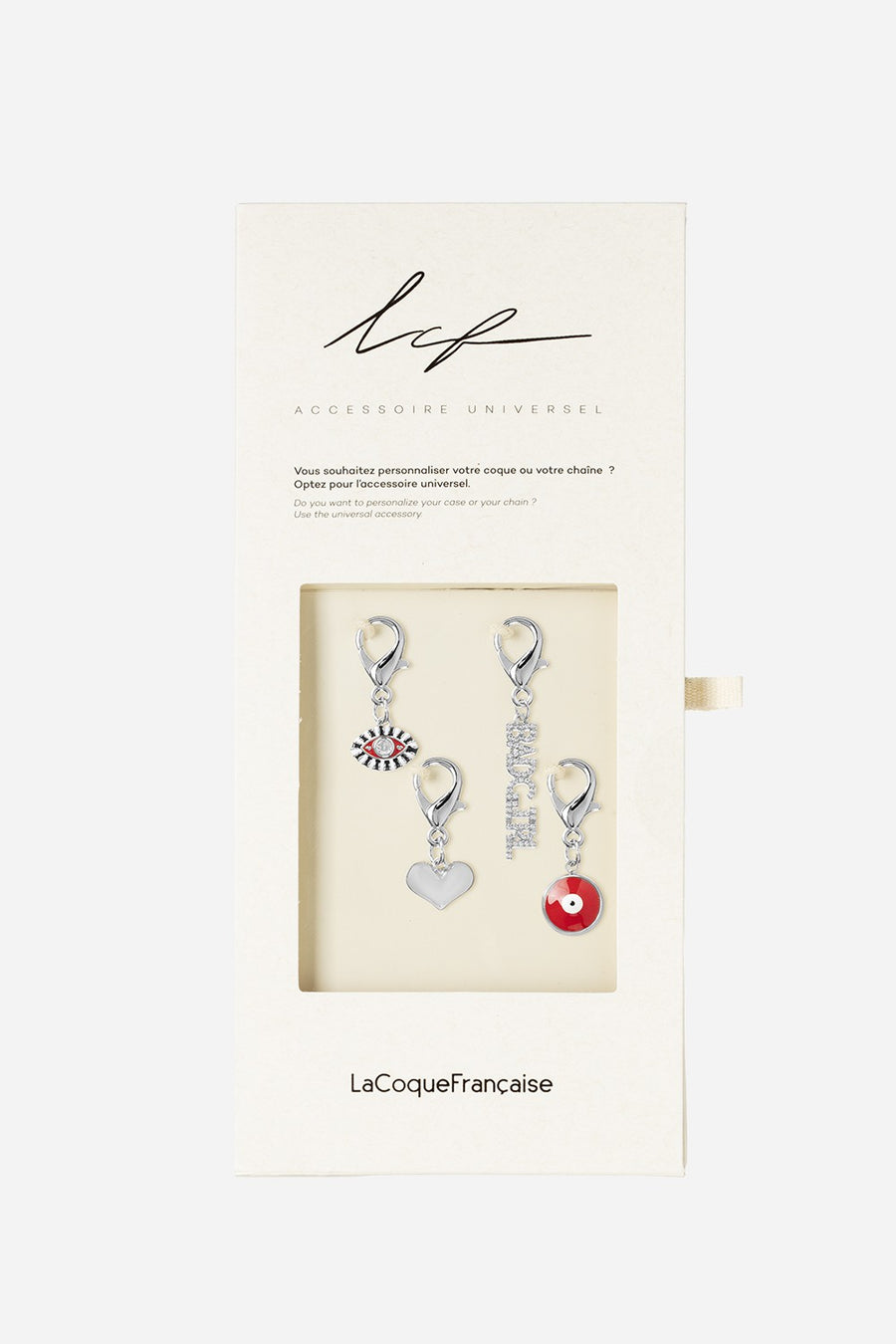 Charms Pack De 4 Charms Argent - 2