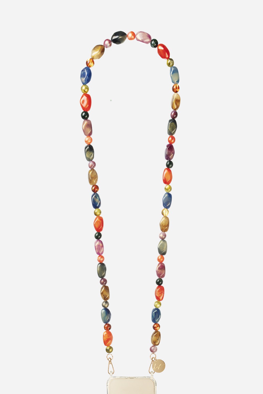 Chaine Longue Tara Multicolore 120 cm