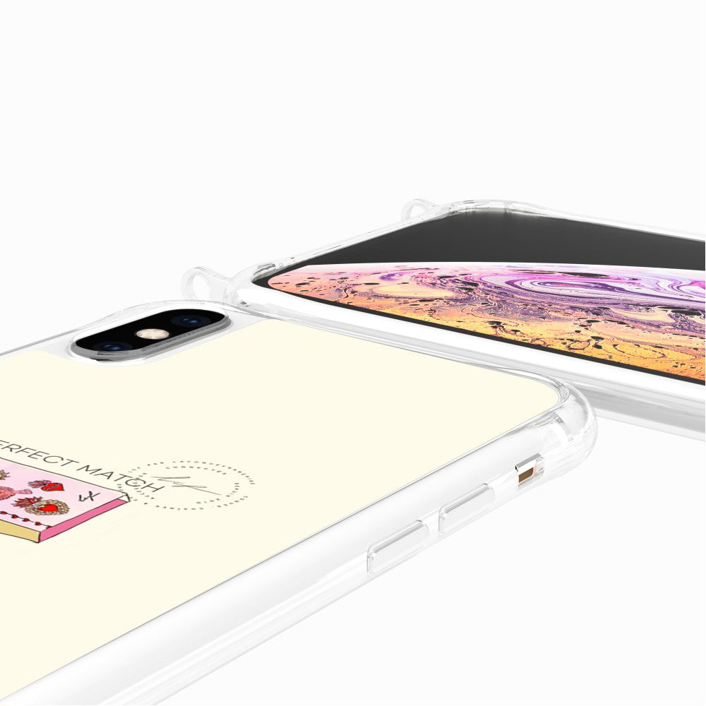 Coque Anneaux Imprimee Boite D'allumettes - 85