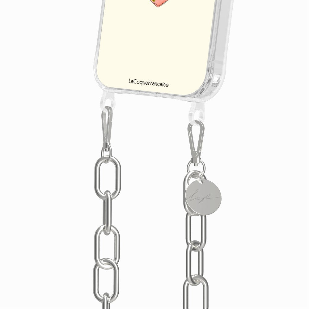 Printed Heart Padlock Rings Case