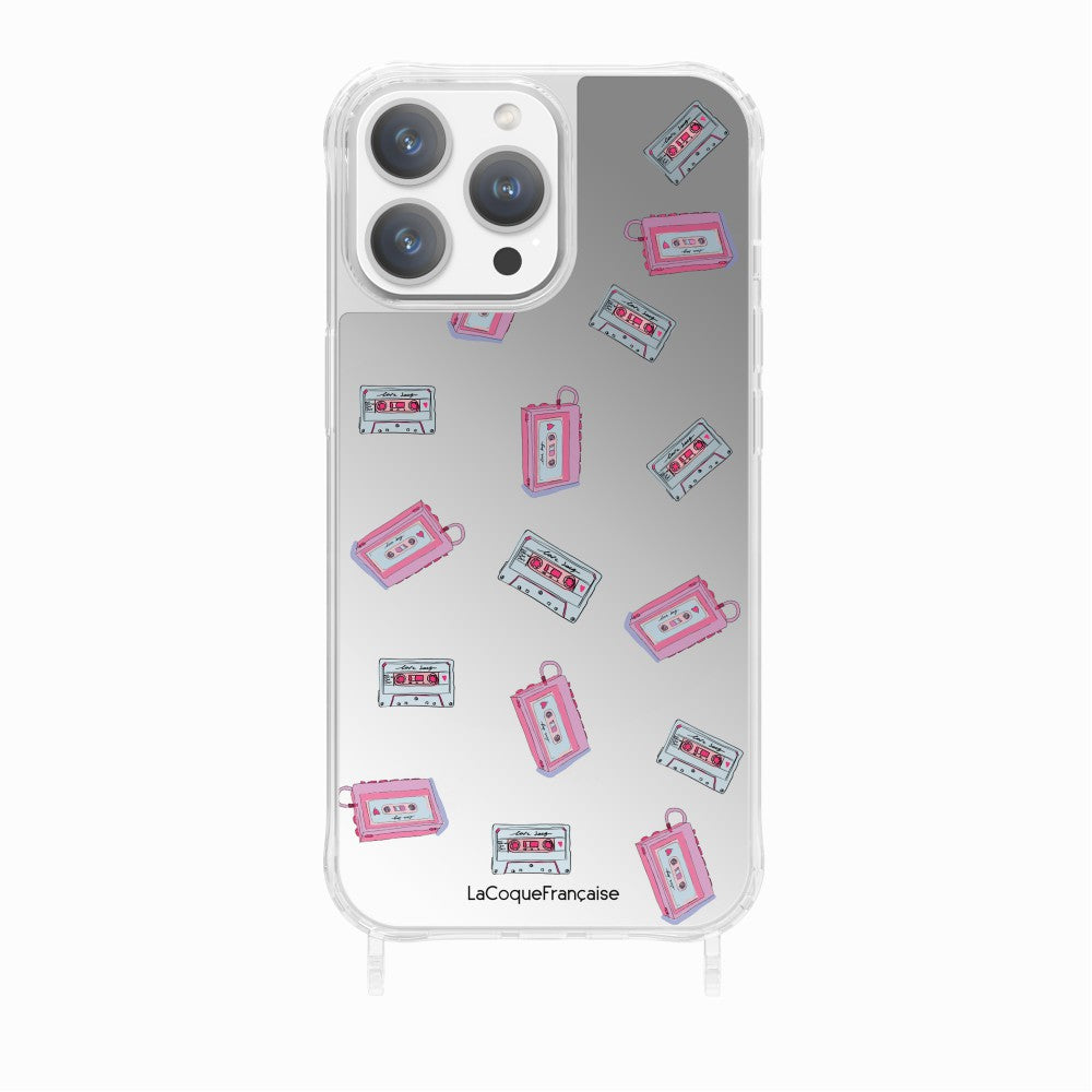 Coque Anneau Miroir Walkman & Cassette