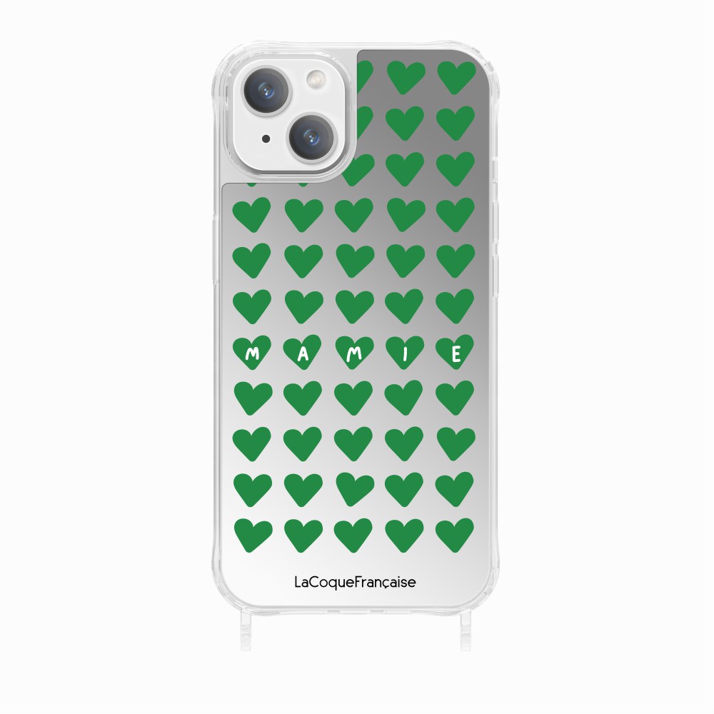 Printed Rings Case Granny Rain Of Hearts