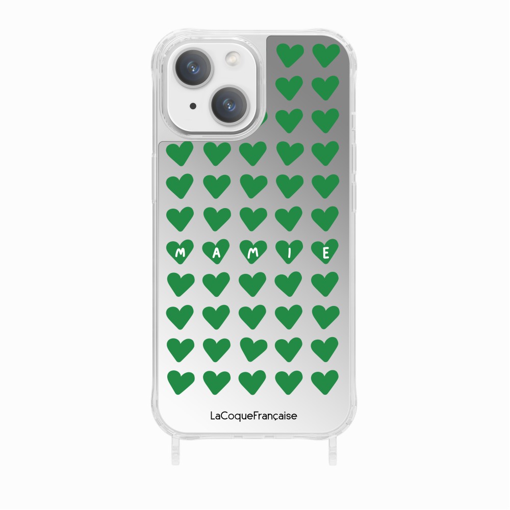 Printed Rings Case Granny Rain Of Hearts