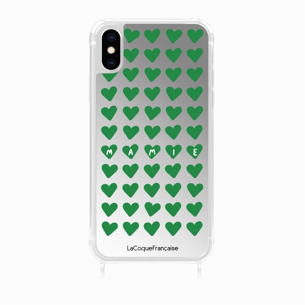Printed Rings Case Granny Rain Of Hearts
