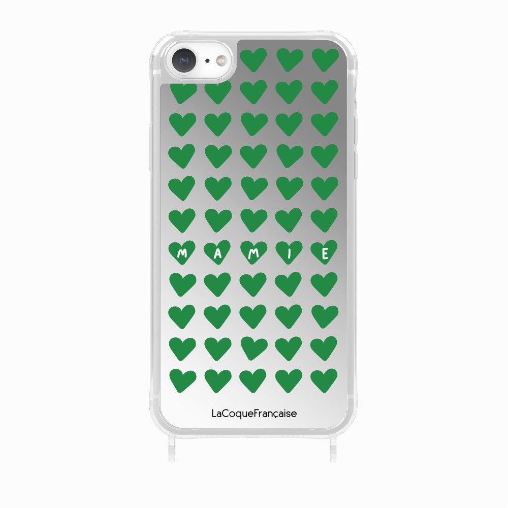 Printed Rings Case Granny Rain Of Hearts