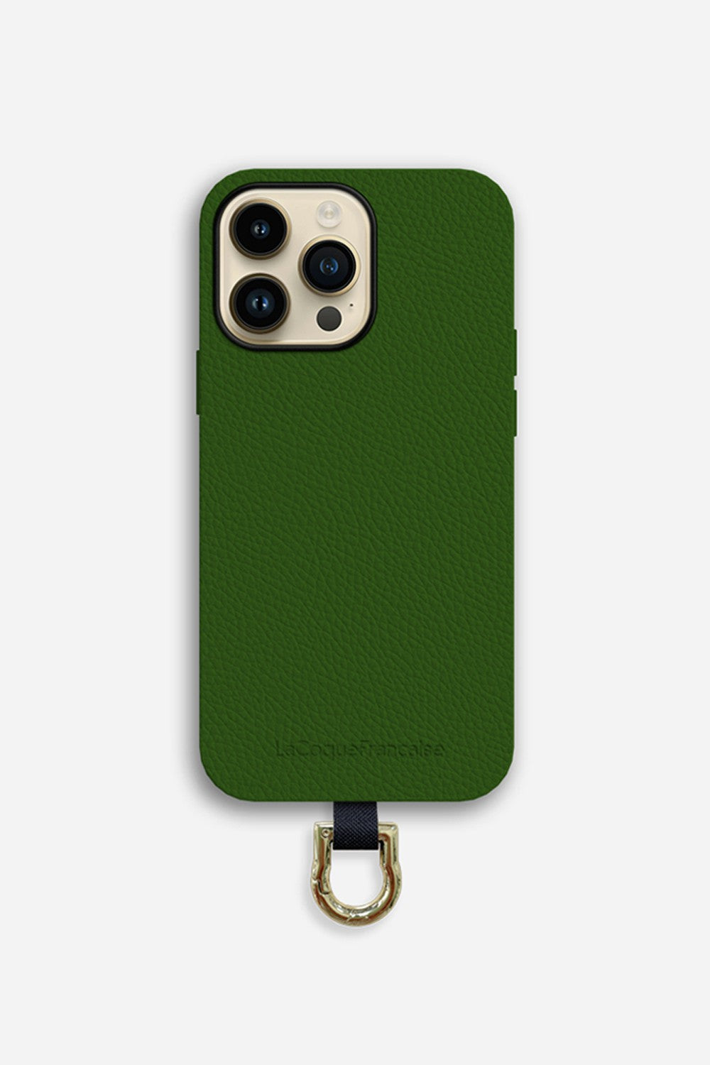 iPhone 15 Pro Green Leather Phone Case