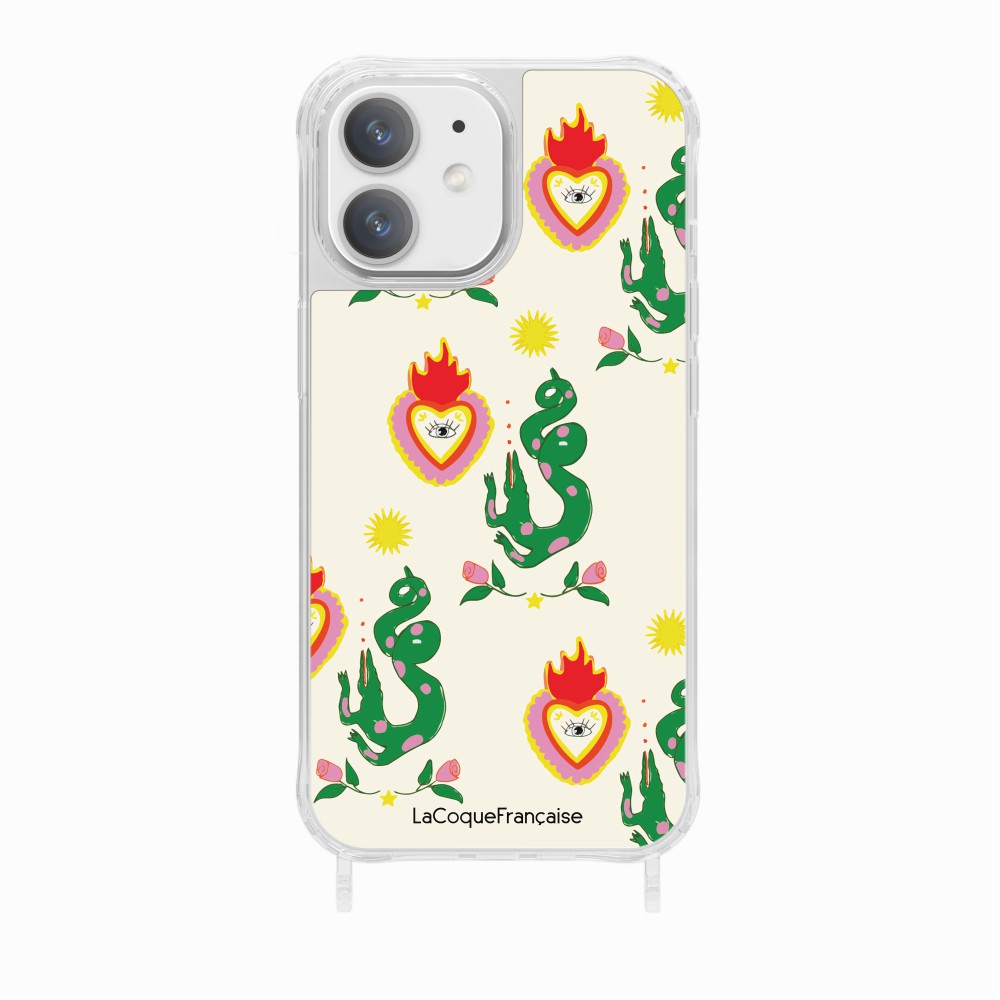 Flower and Crocodile Printed Ring Case