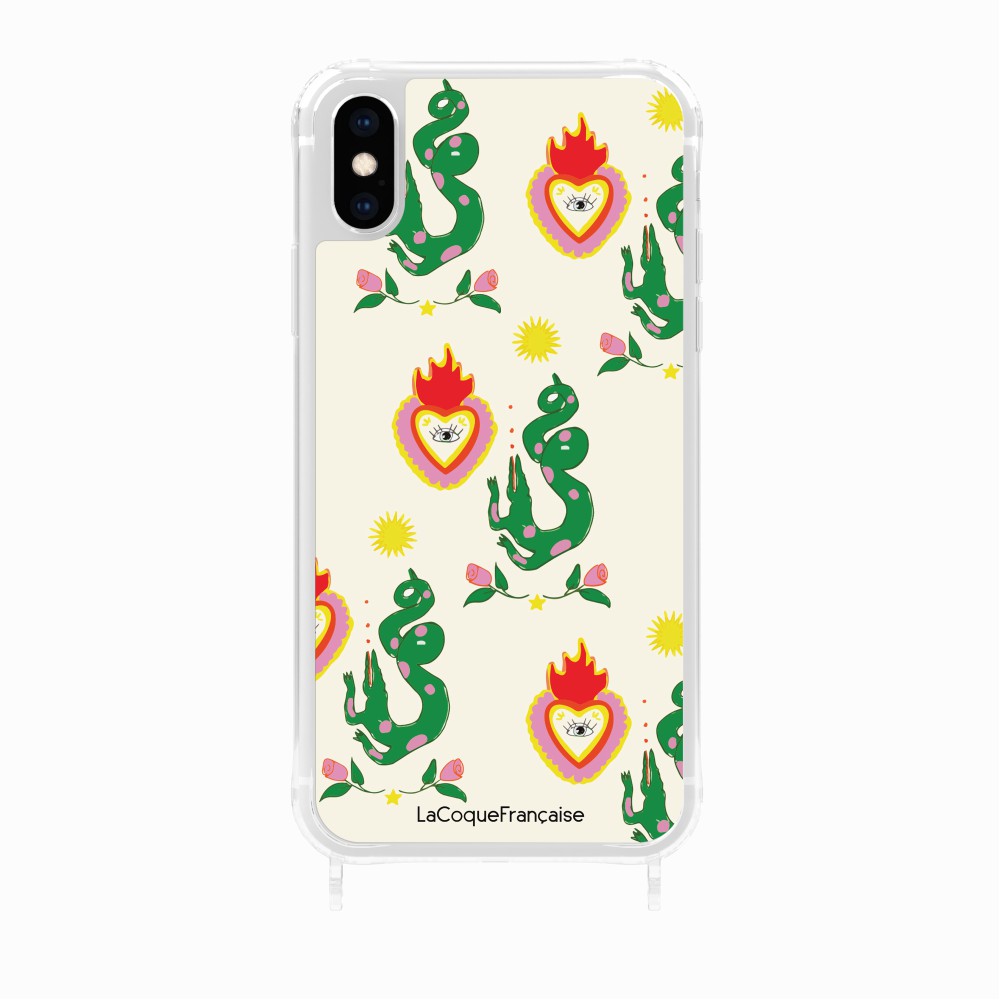 Flower and Crocodile Printed Ring Case