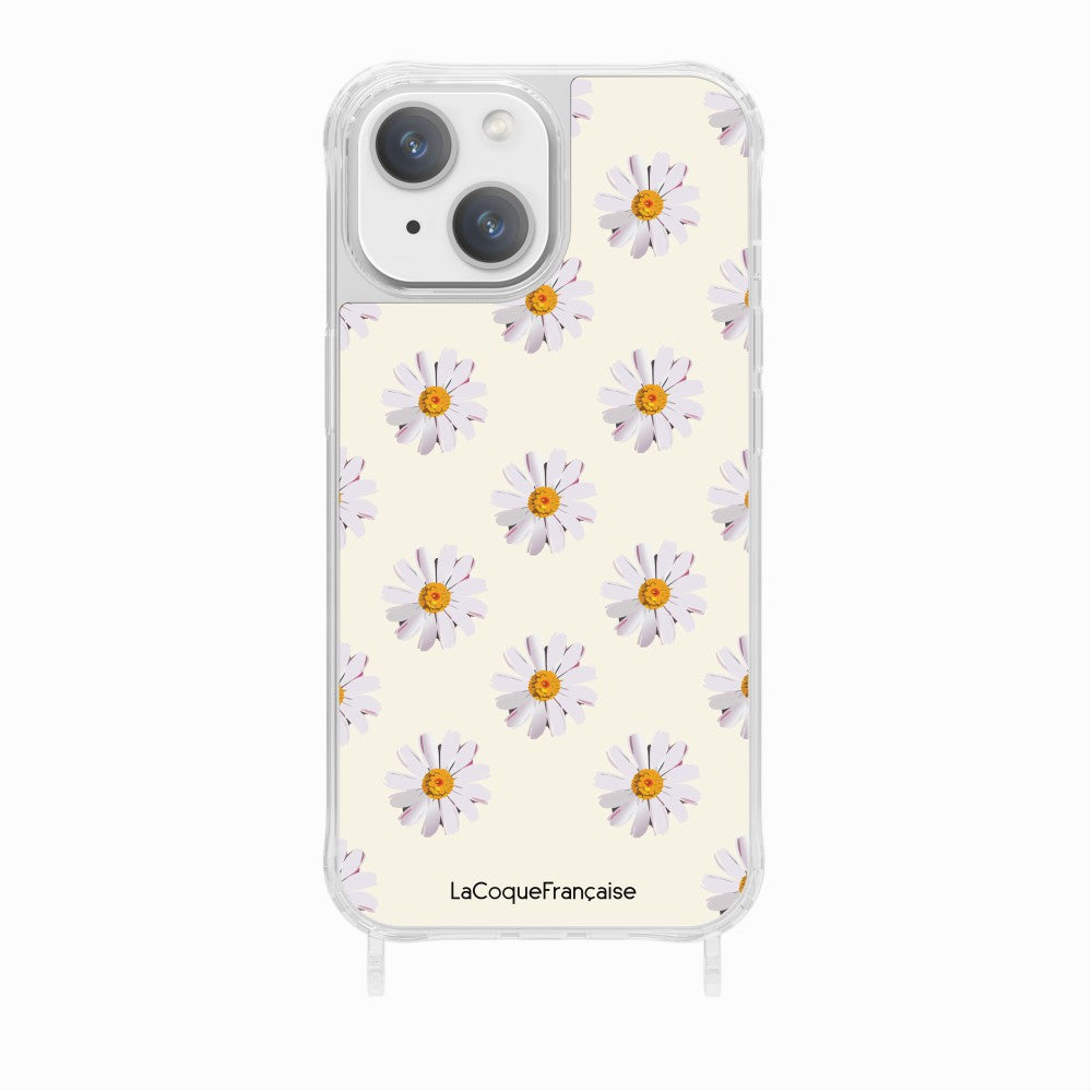 Coque Anneaux Imprimee Marguerites