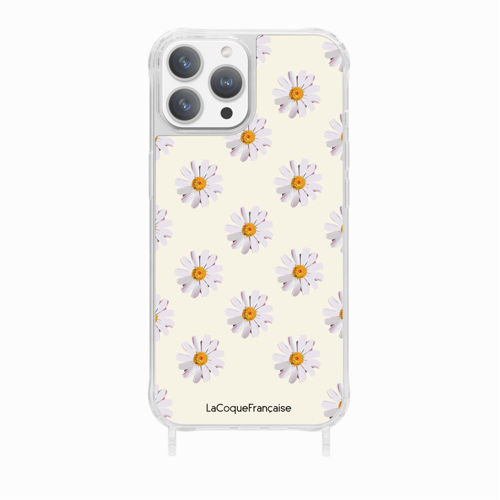 Coque Anneaux Imprimee Marguerites