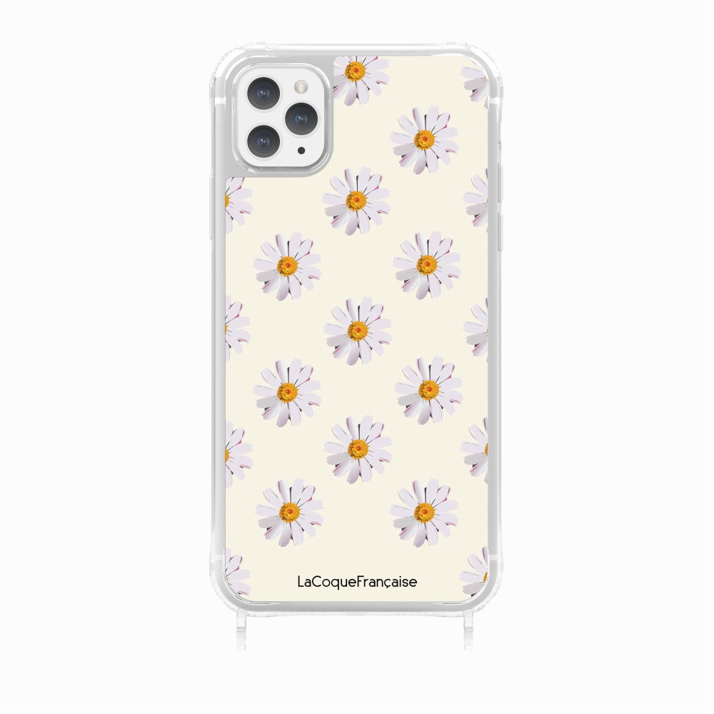 Coque Anneaux Imprimee Marguerites