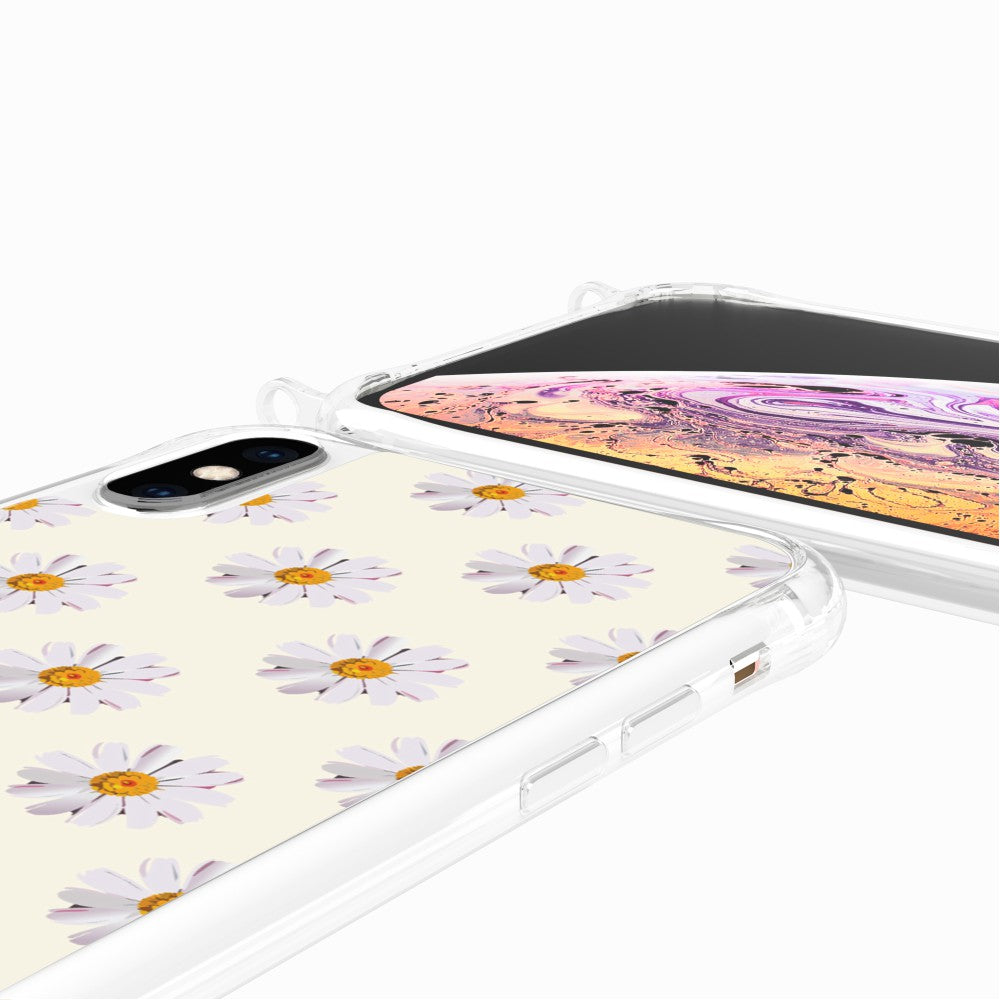 Coque Anneaux Imprimee Marguerites