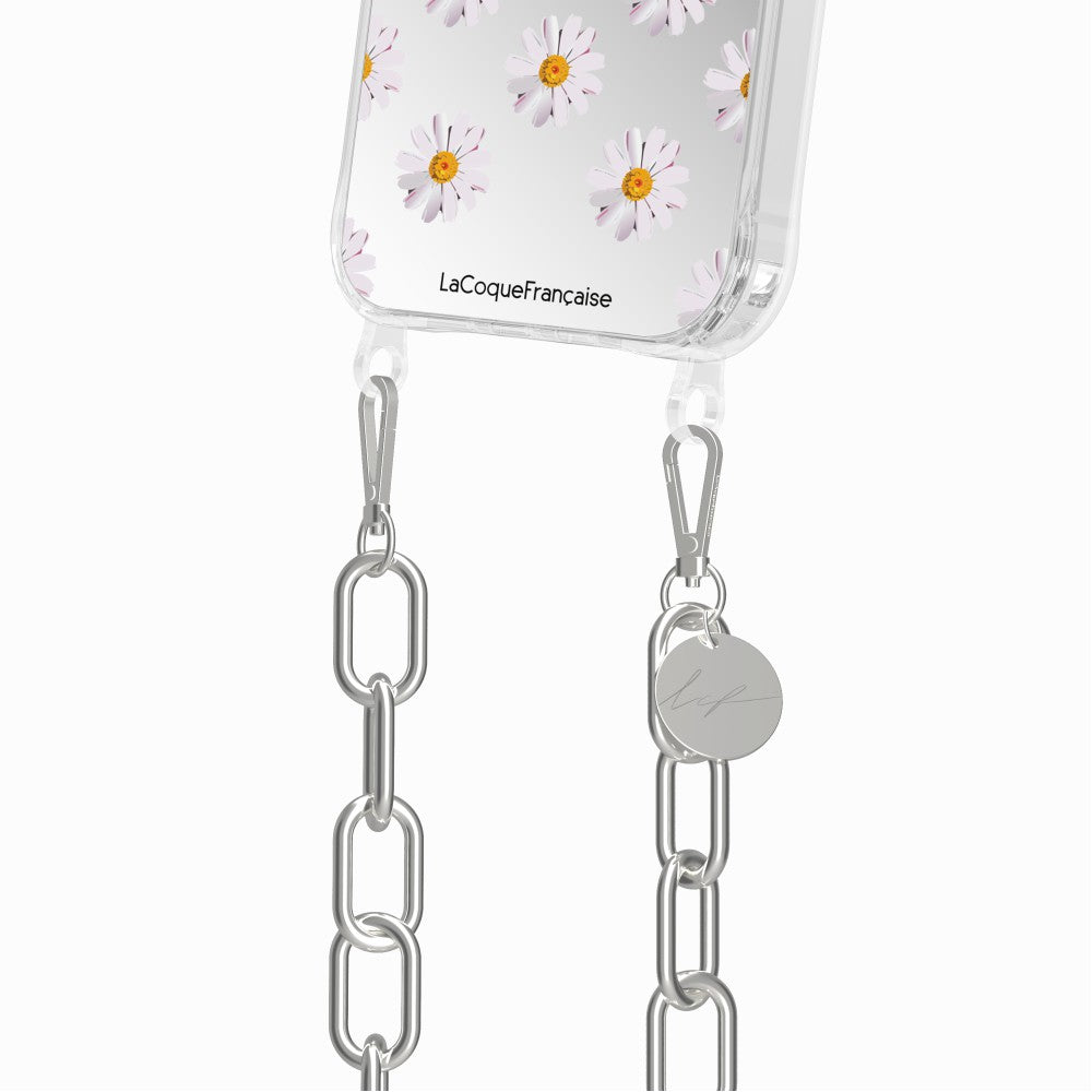 Coque Anneaux Miroir Imprimee Marguerites
