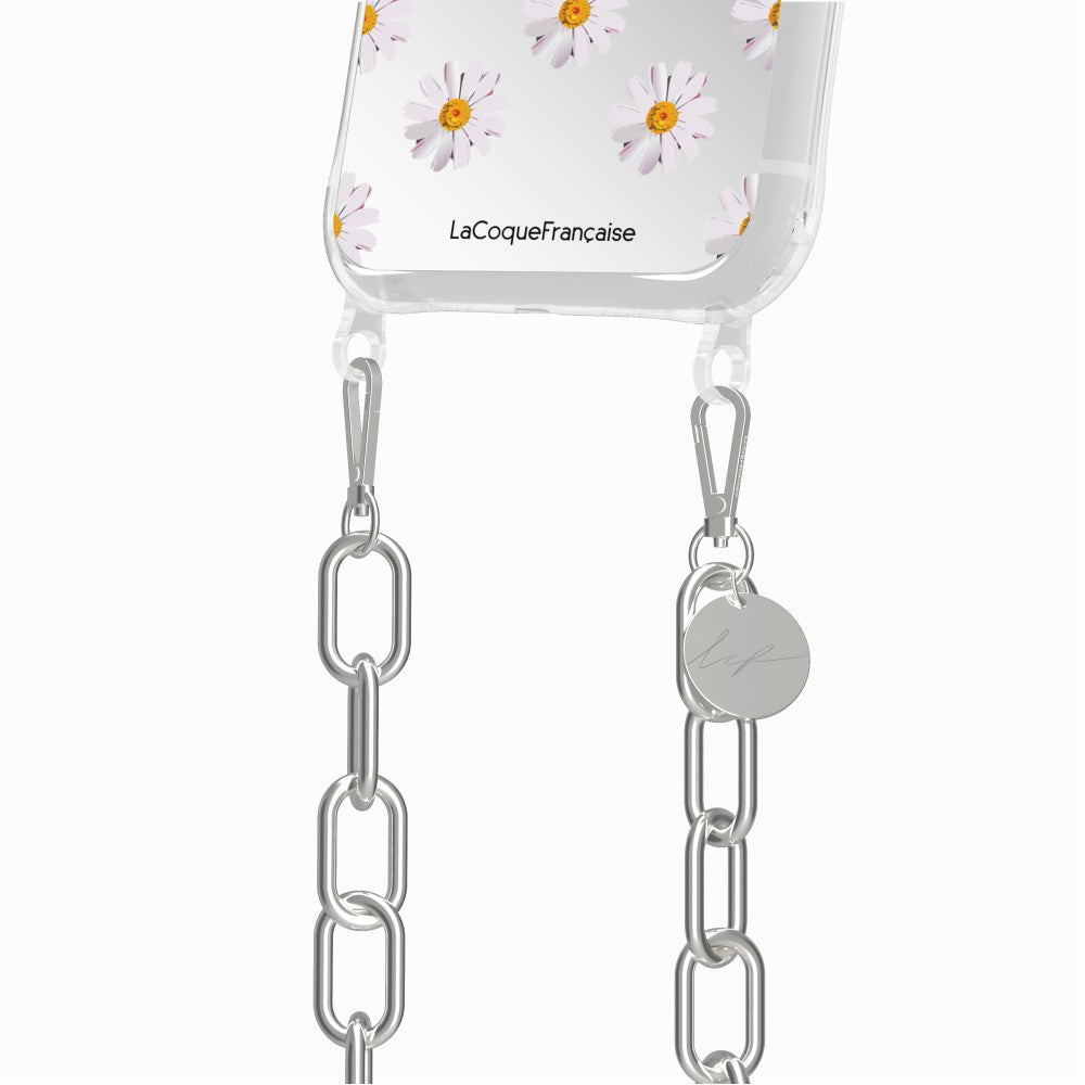 Coque Anneaux Miroir Imprimee Marguerites