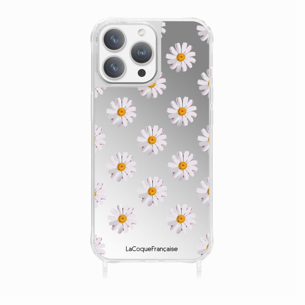 Coque Anneau Miroir Marguerites