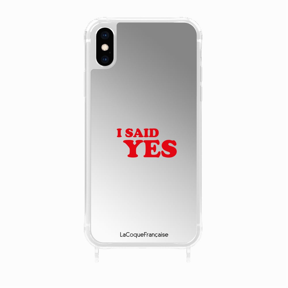 Coque Anneaux Miroir Imprimee I Said Yes
