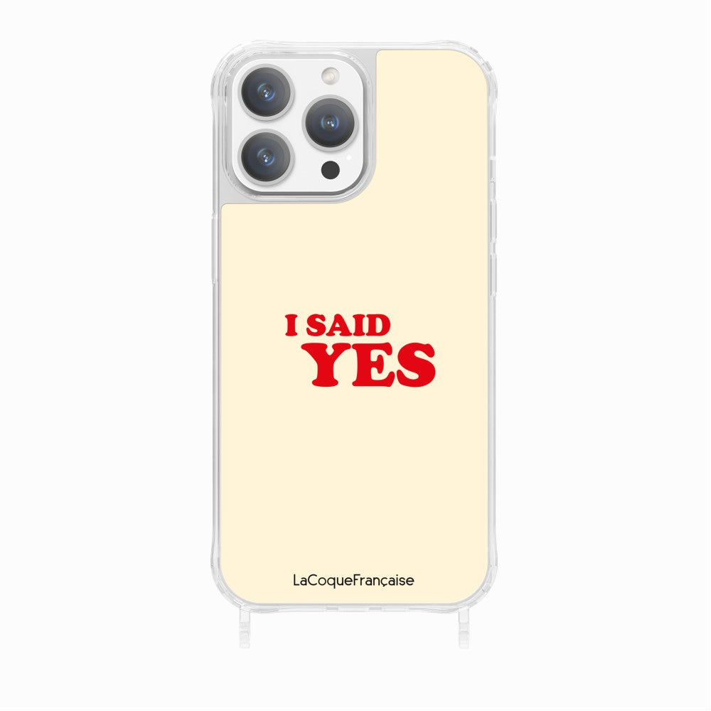 Coque Anneaux Imprimee I Said Yes