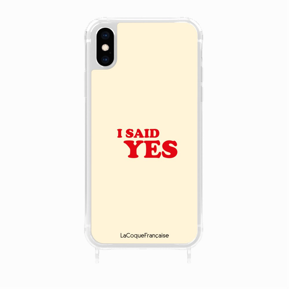 Coque Anneaux Imprimee I Said Yes