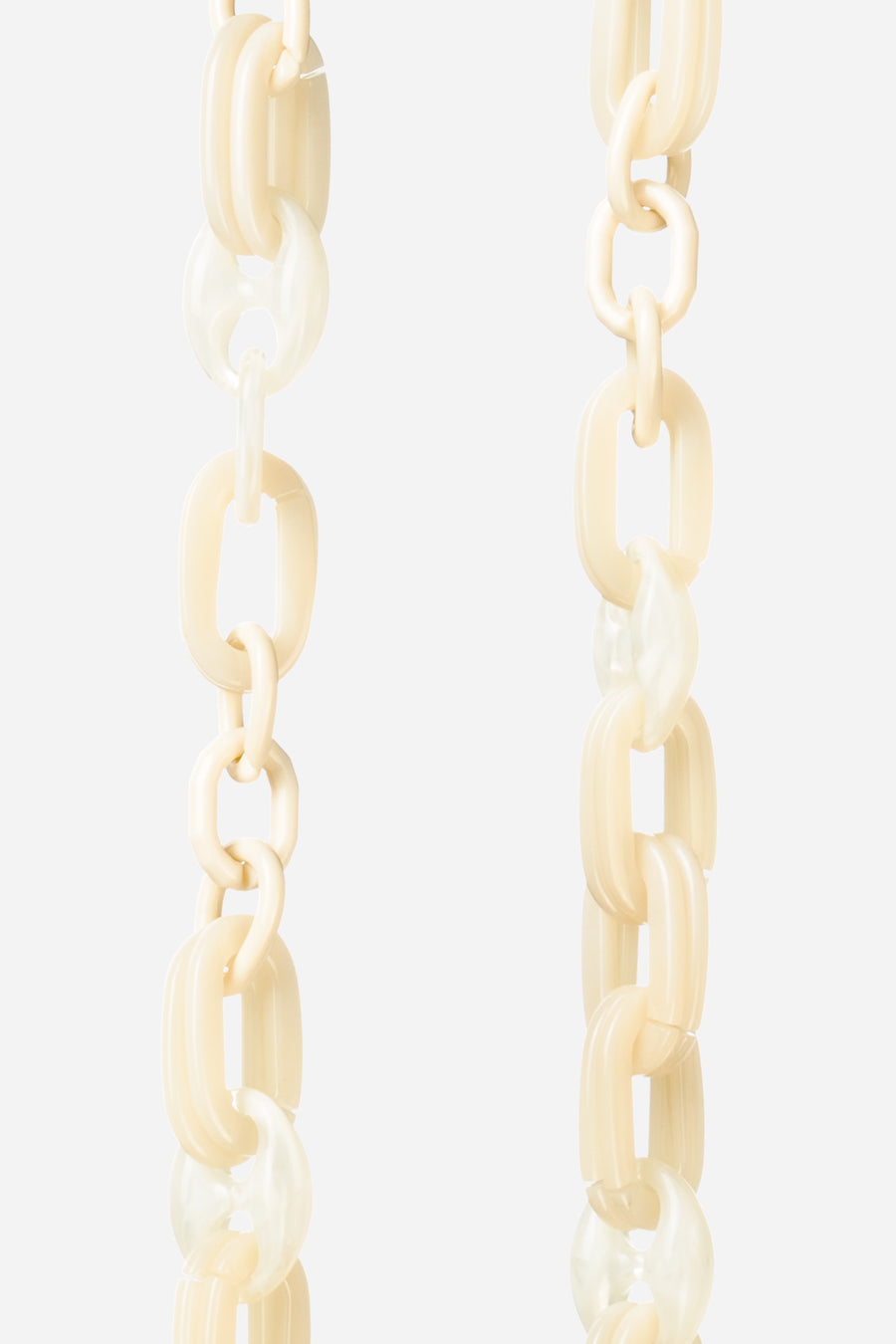 Chaine Longue Ambre Beige 120 cm - 2