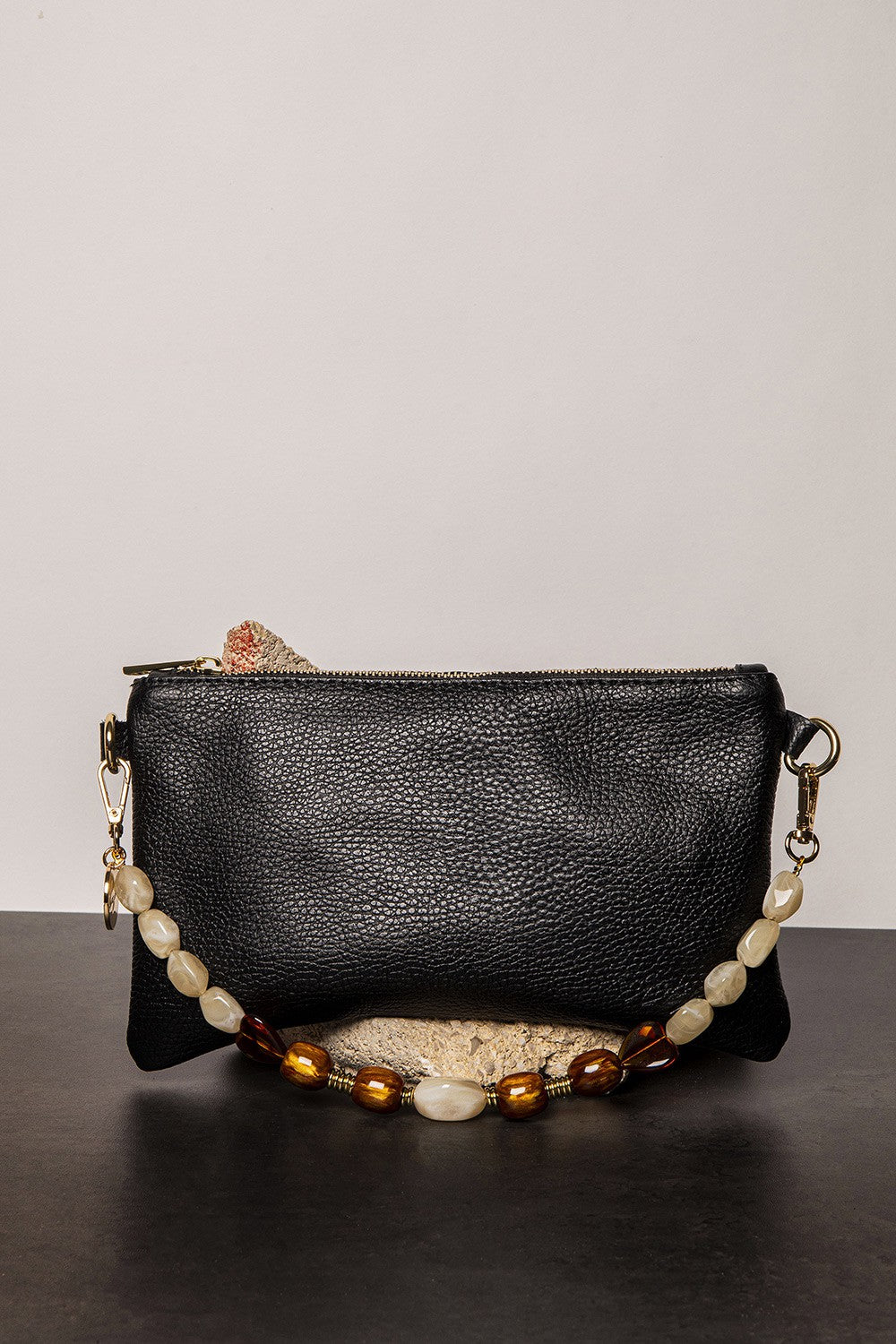 Gabrielle Black Shoulder Bag