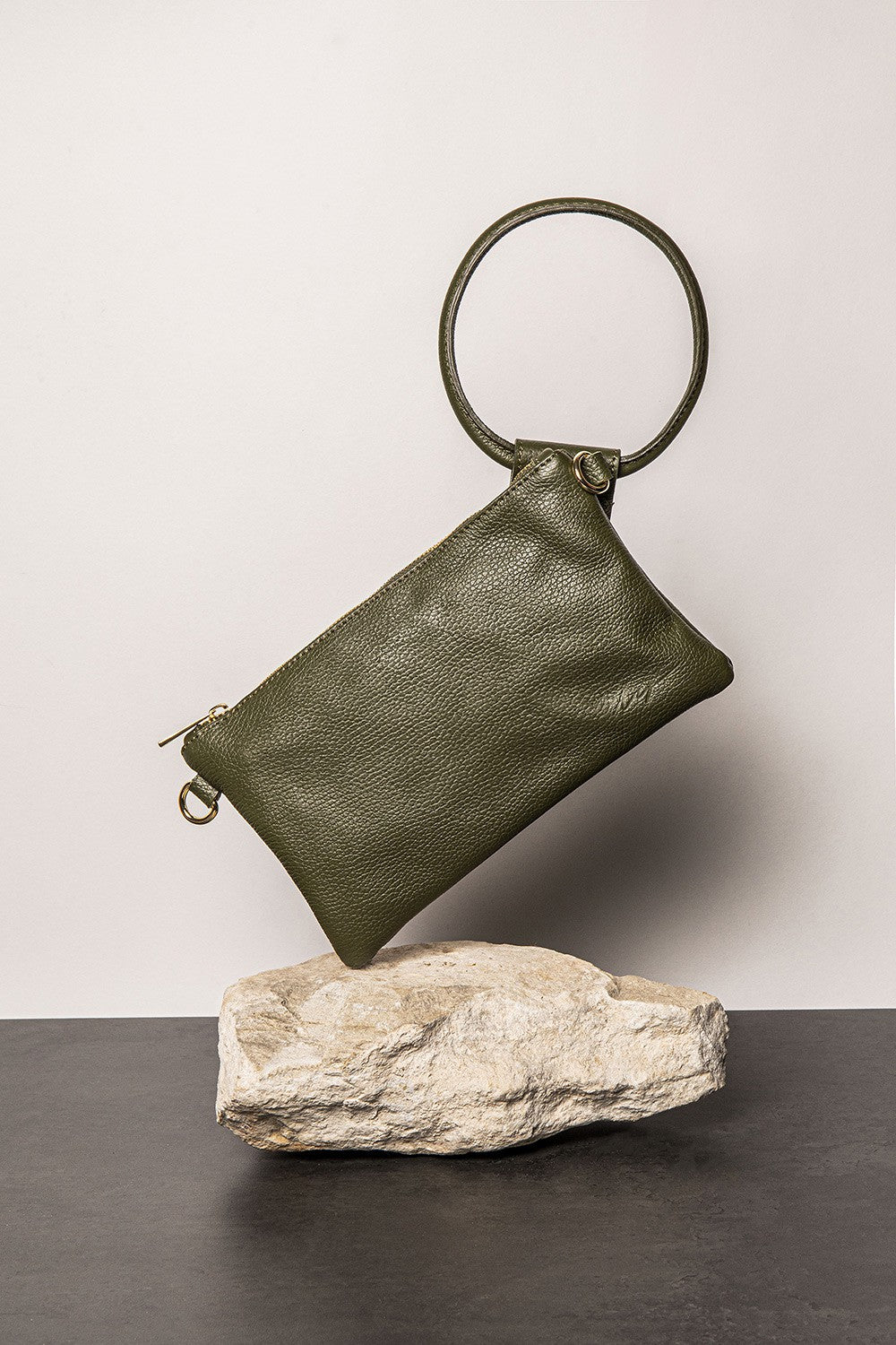 Gabrielle Khaki Shoulder Bag