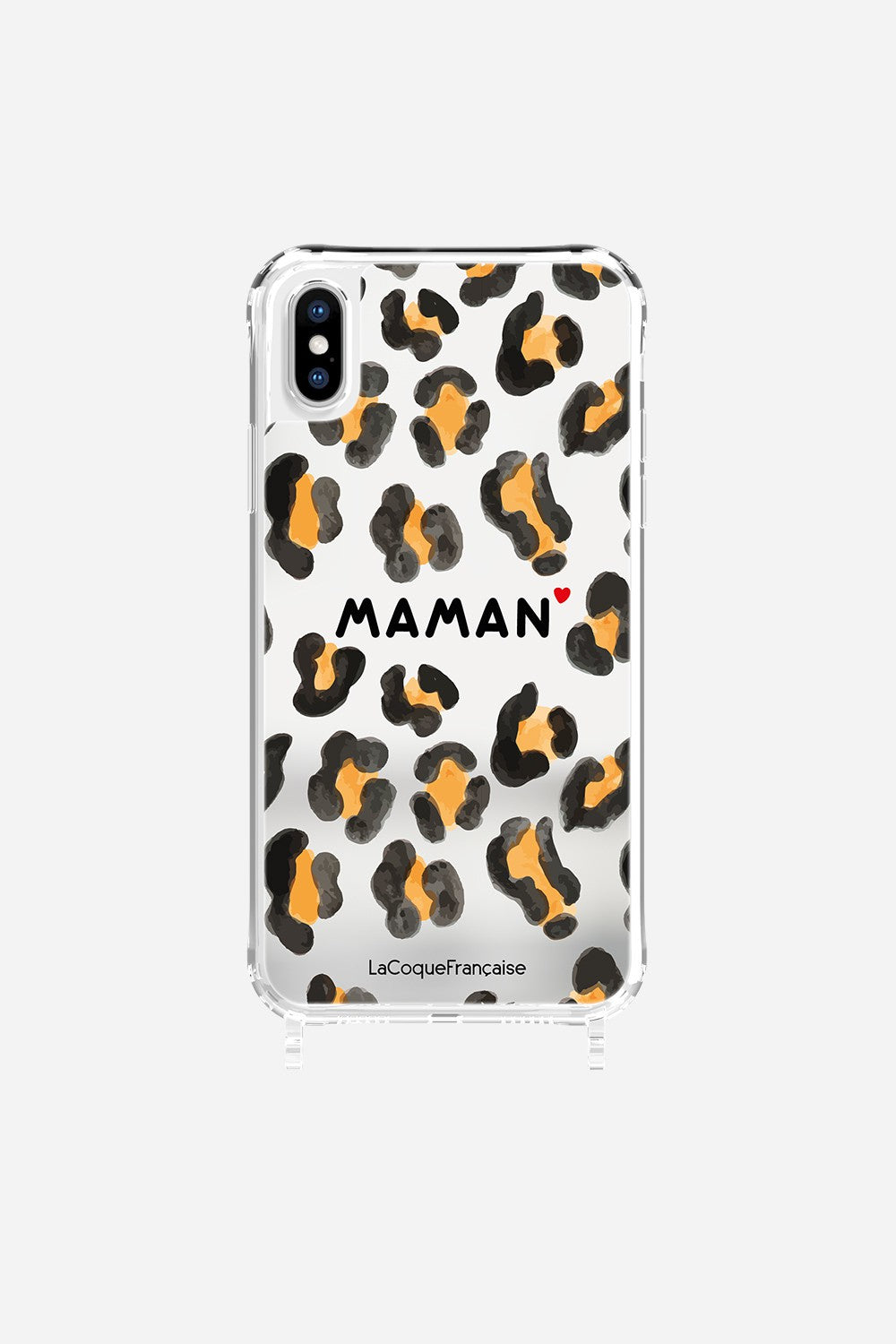 Coque Anneaux Miroir Imprimee Maman Leopard - 36