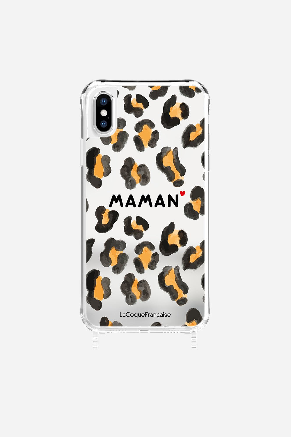 Coque Anneaux Miroir Imprimee Maman Leopard - 35
