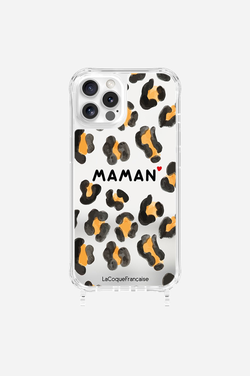 Coque Anneaux Miroir Imprimee Maman Leopard - 30