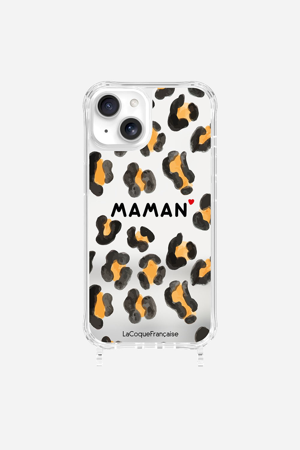 Coque Anneaux Miroir Imprimee Maman Leopard - 22