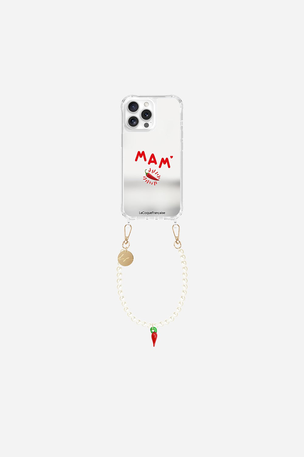 Damita White Necklace Jewelry 40 cm