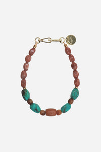 Jewelry Necklace Daya Brown 40 cm