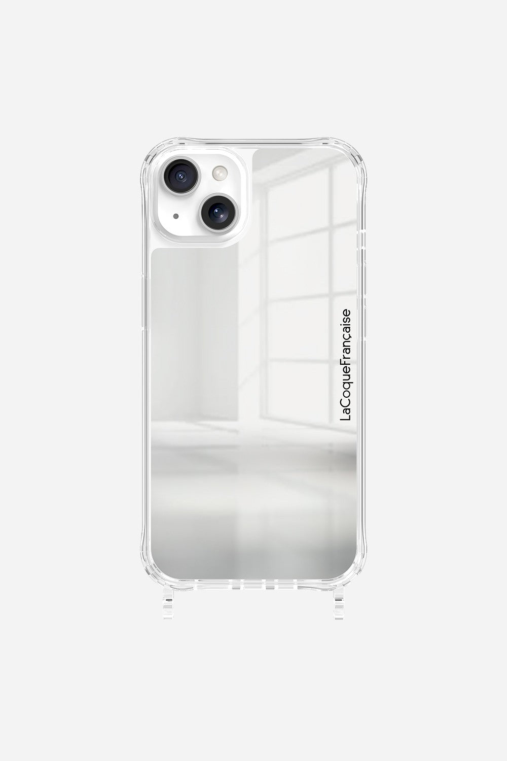 Coque Anneaux Miroir Argent