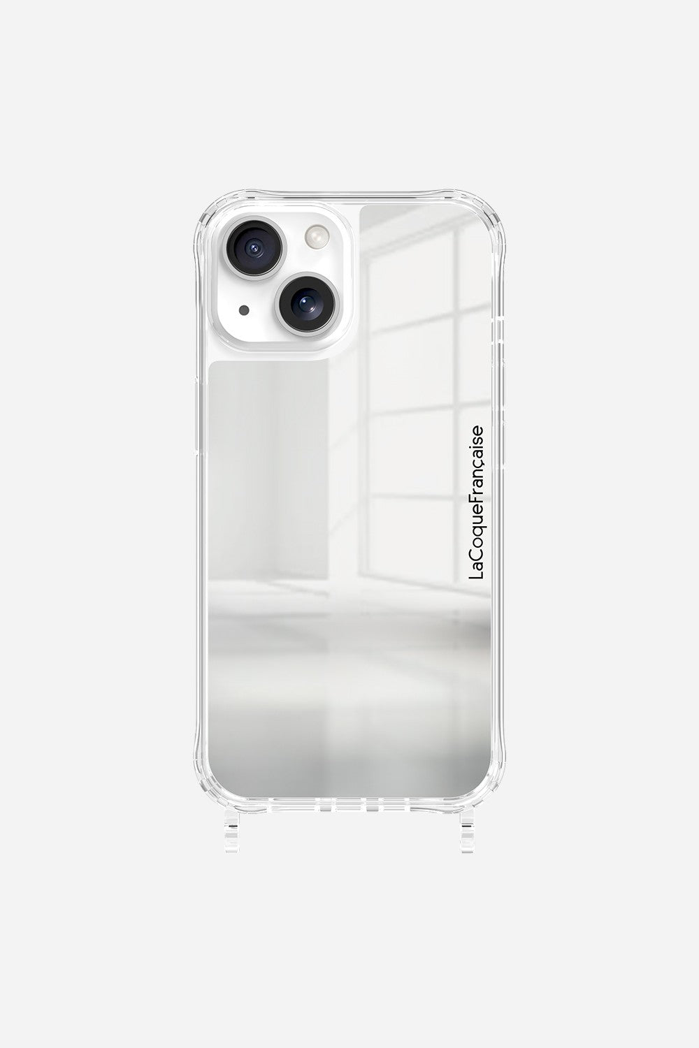 Coque Anneaux Miroir Argent