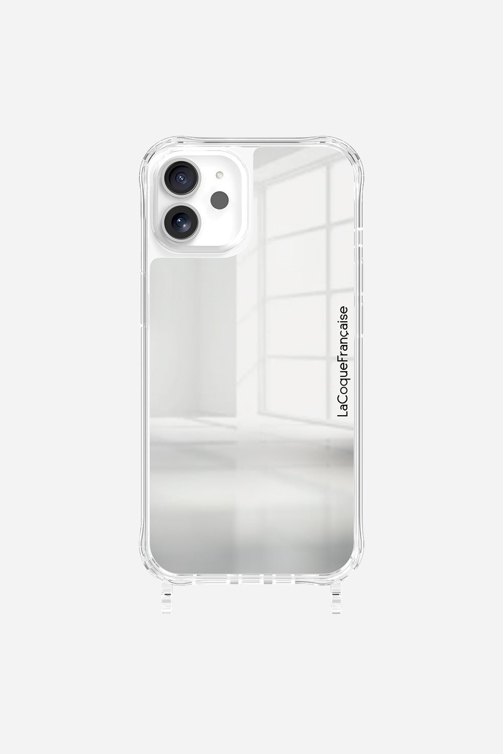 Coque Anneaux Miroir Argent