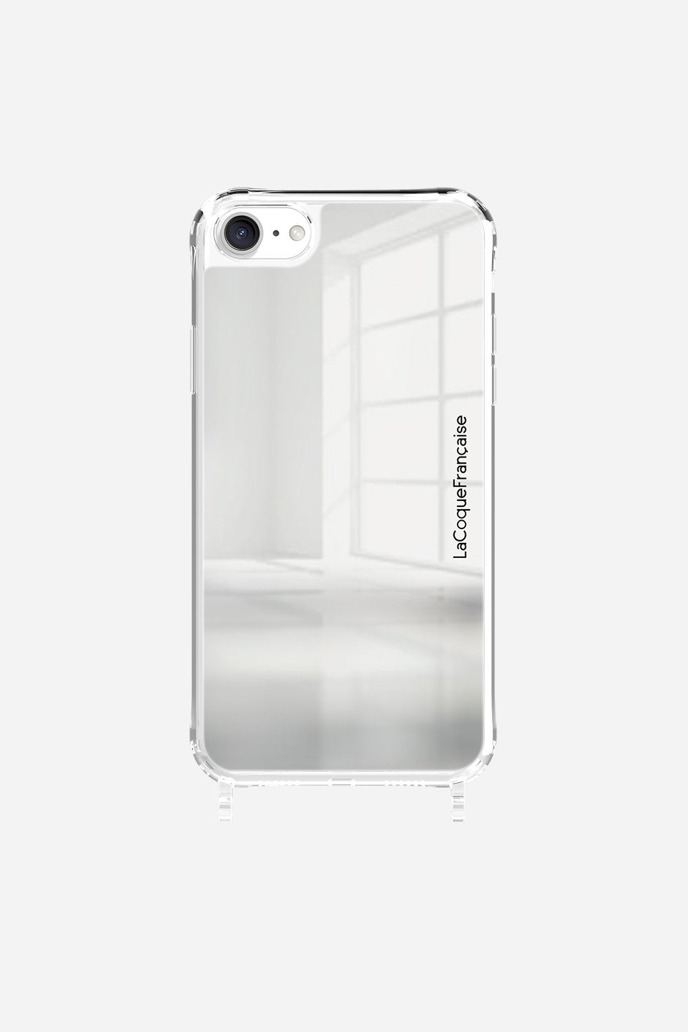 Coque Anneaux Miroir Argent