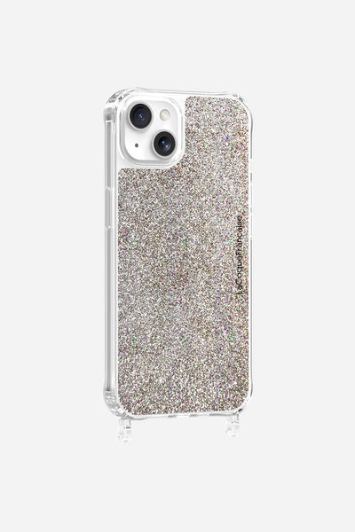 Coque Anneaux Paillettes Multicolore