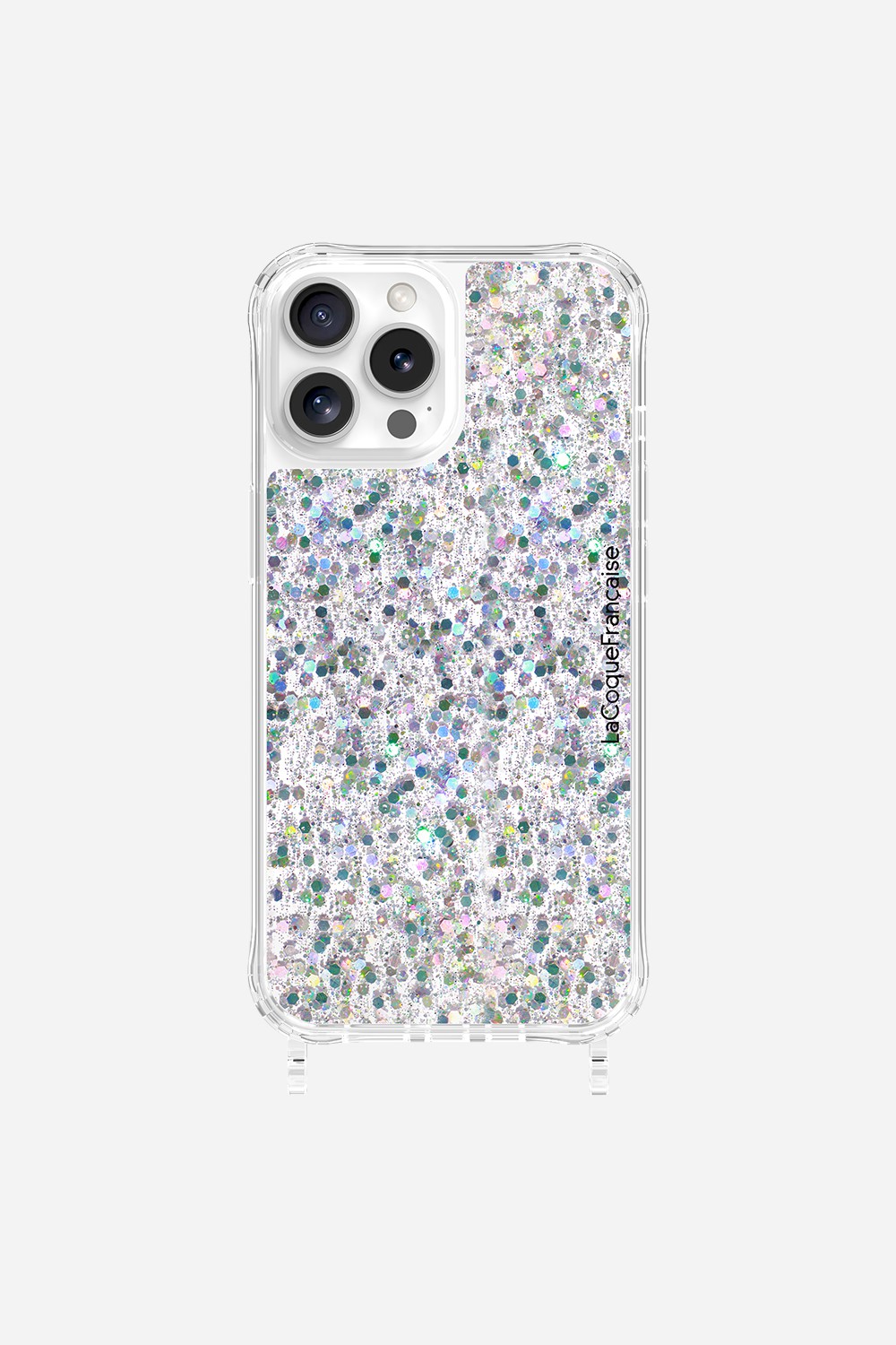 Coque Anneaux Paillettes Holographique