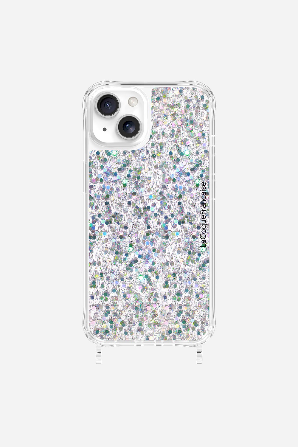 Coque Anneaux Paillettes Holographique