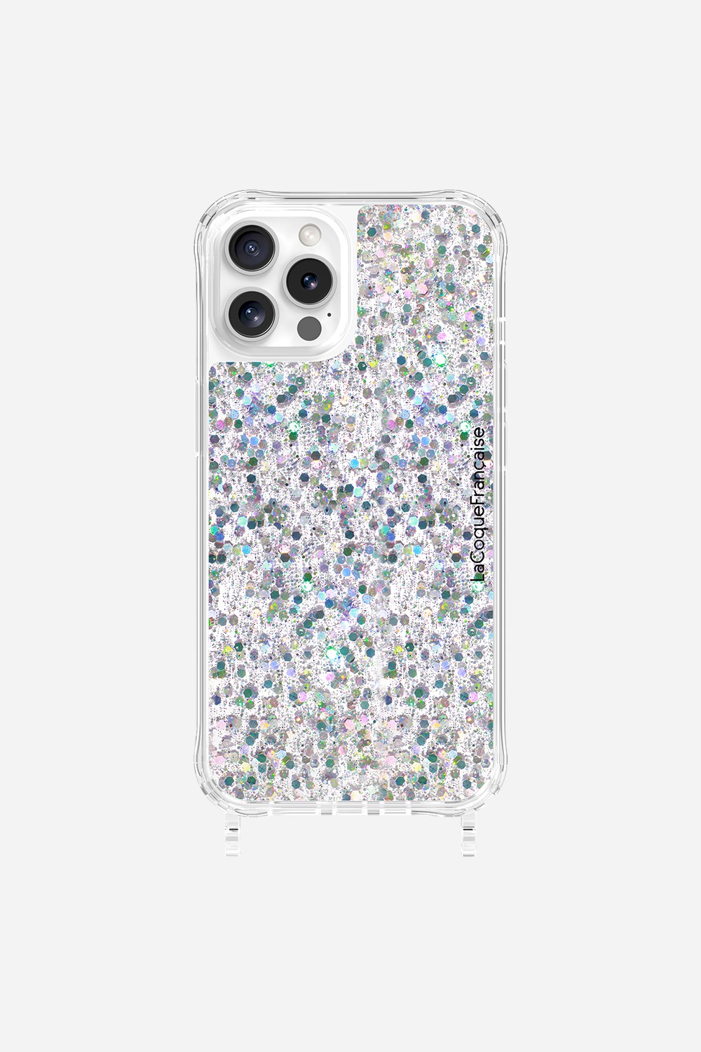 Coque Anneaux Paillettes Holographique