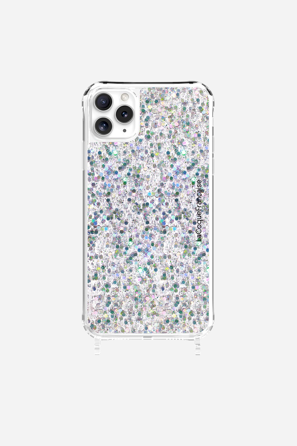 Coque Anneaux Paillettes Holographique