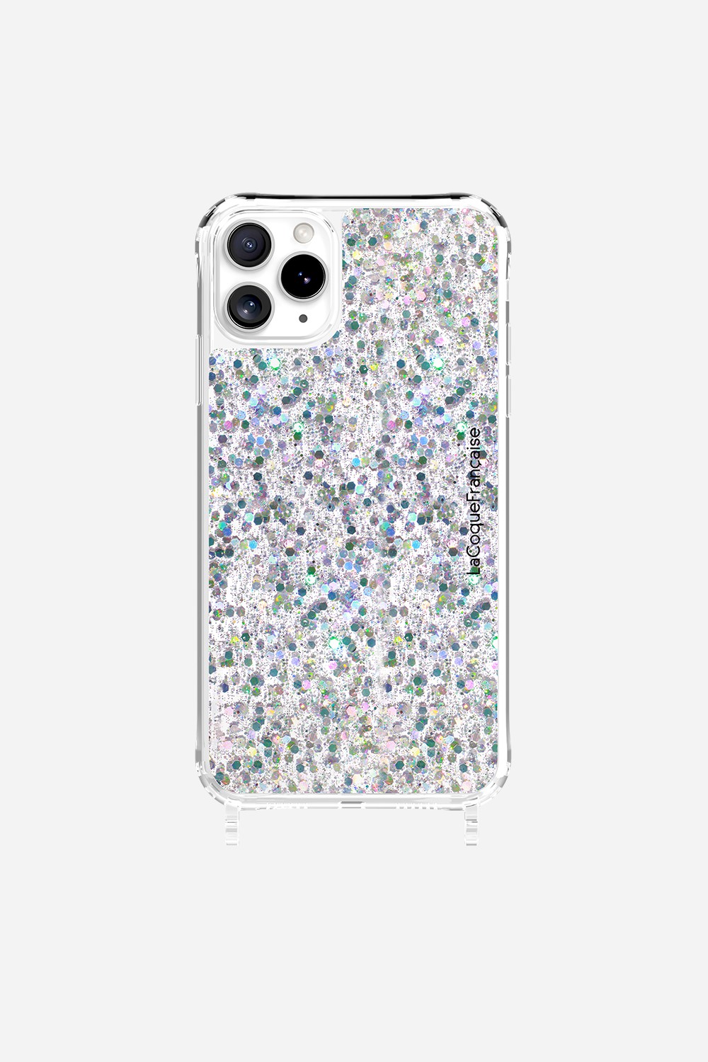 Coque Anneaux Paillettes Holographique