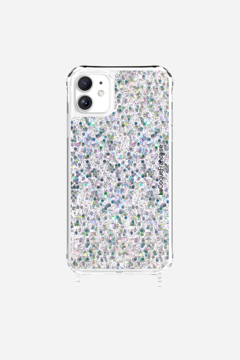 Coque Anneaux Paillettes Holographique