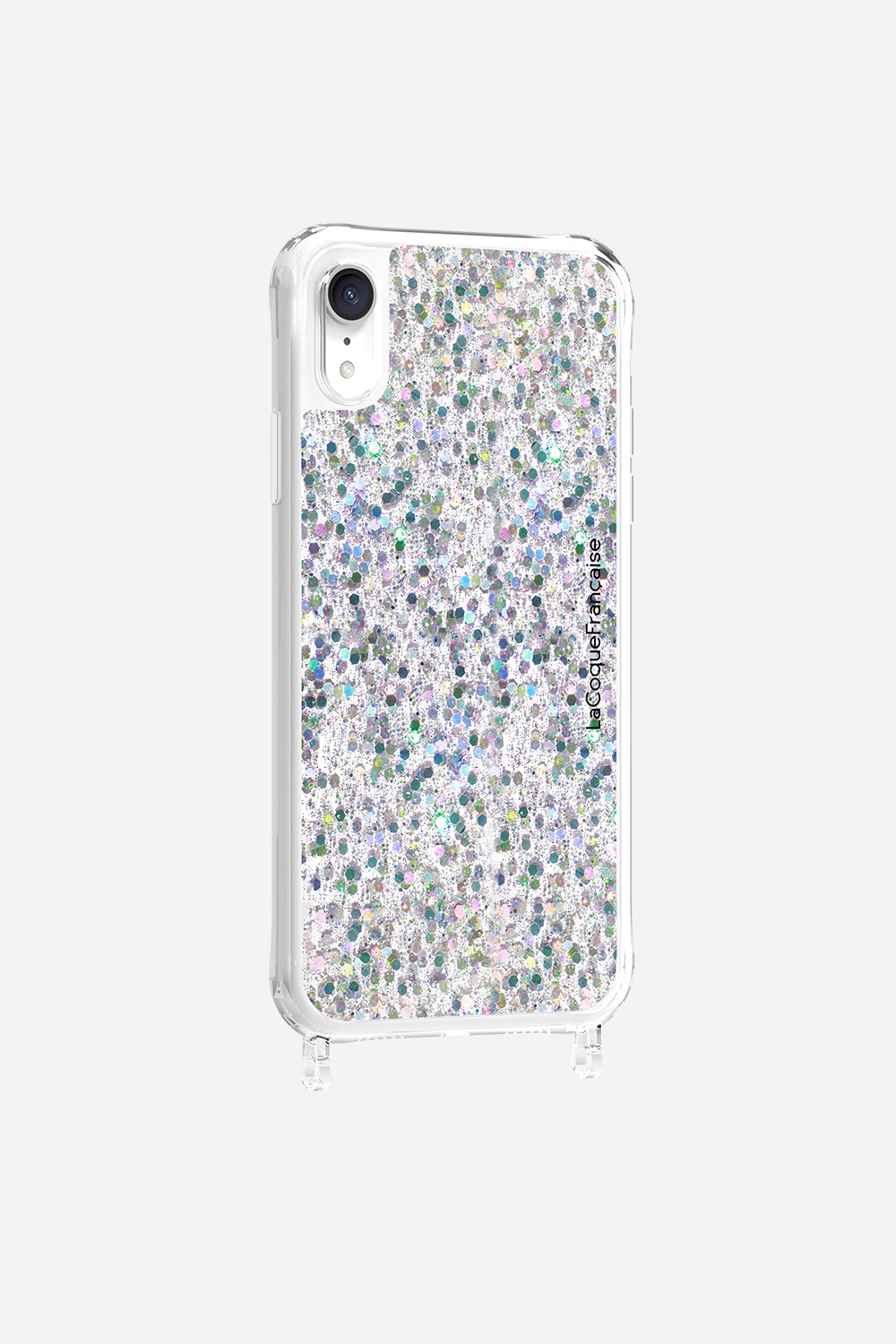 Coque Anneaux Paillettes Holographique
