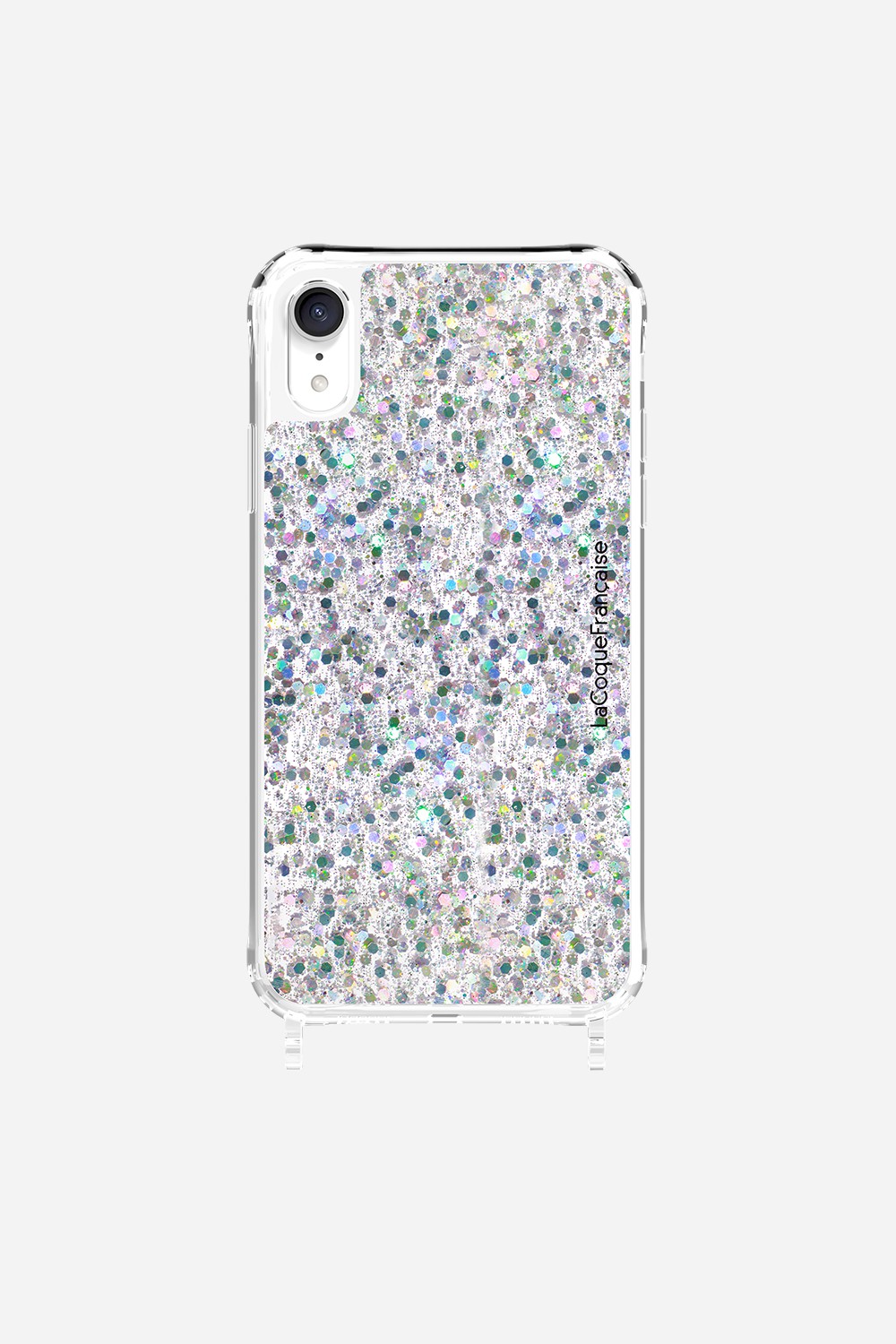 Coque Anneaux Paillettes Holographique