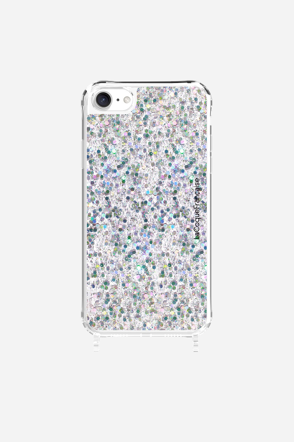 Coque Anneaux Paillettes Holographique